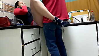 Wife'S Best Friend Indulges In Kitchen Fucking