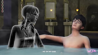 Harry Potter และ Moaning Myrtle'S Hot Encounter In Sizzling Animated Parody